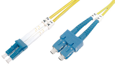 LWL Patchkabel,OS2, LC-Duplex Stecker - SC-Duplex Stecker