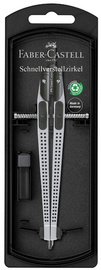 Compas à réglage rapide GRIP, argent