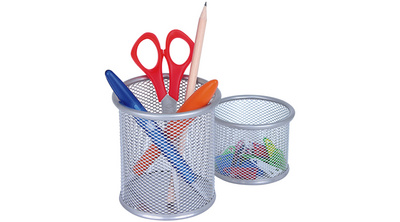 Stifteköcher-Set Office, silber (Lieferung ohne Inhalt)