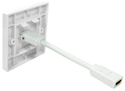 Anschlussdose HDMI, 1 x HDMI-Kupplung
