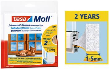 Visuel de référence: tesa Moll UNIVERSAL Calfeutrage mousse; durée de vie: 2 ans