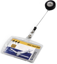  Namensschilder, Hartbox, mit Ausweishalter