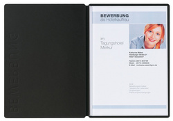 Bewerbungsmappe "Solo", schwarz