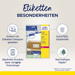 Etiketten Besonderheiten