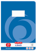 Symbolbild: Schulheft x.book für Oberschulen, liniert