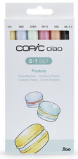 Marker ciao, 5+1 Set "Pastels"