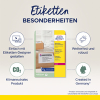 Etiketten Besonderheiten