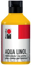 Aqua-Linoldruckfarbe, mittelgelb