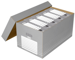 Symbolbild: Archiv- und Transportbox für Ablageschachteln - Lieferung unbestückt