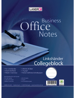 Cahier à spirale pour gauchers, ligné