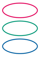 Randgestaltung, oval
