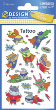 Kinder-Tattoos "Superhelden"