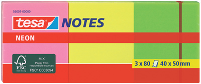 Neon Notes Haftnotizen, 40 x 50 mm