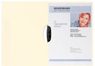 Bewerbungsmappe "Swing", beige