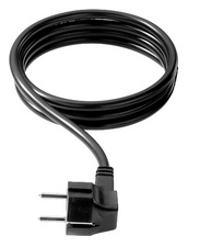Gerätezuleitung Schutzkontakt-Winkelstecker