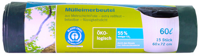 Mülleimerbeutel, 60 Liter