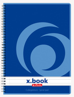 Cahier à spirales x.book A5, ligné