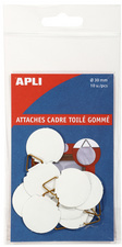 Attache cadre, toile gommée - emballage blister
