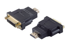 Connecteur mâle HDMI - fiche femelle DVI-D 24+1
