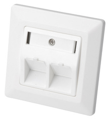 Leerdose für Keystone Module, 2-fach