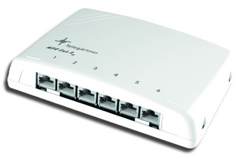 Patch Verteiler Kat. 6A, 6 Ports