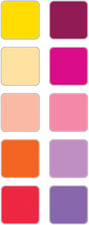 Stempelkissen-Set "Sunrise", Farben