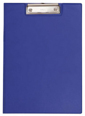Porte-bloc plastifié, bleu