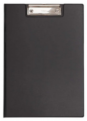 Porte-bloc plastifié, noir