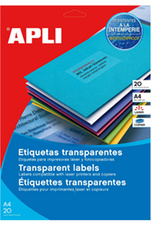 Transparente Adress-Etiketten