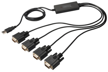 USB 2.0 - 4 x RS232 Adapterkabel