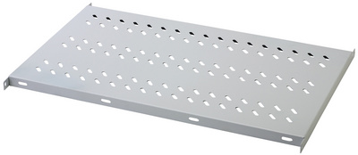 19" Fachböden, 1 HE, Festeinbau, lichtgrau