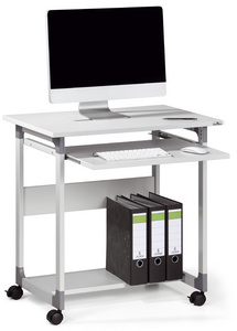 Poste de travail PC SYSTEM, gris, utilisation