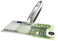 Détecteur de faux billets "Safescan 35", utilisation de la vérification magnétique Euro
