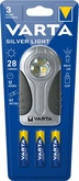 Taschenlampe "LED Silver Light 3AAA", Blister