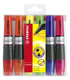 Surligneur LUMINATOR(R), étui de 6