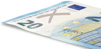 Falschgeld-Prüfstift "Safescan 30", Falschgeld erkannt
