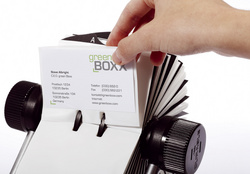200 étuis pour cartes de visite incl.