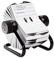 Fichier rotatif TELINDEX(R),noir