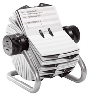 Fichier rotatif TELINDEX(R), argenté