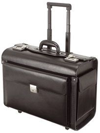 Pilotenkoffer SILVANA mit Trolley