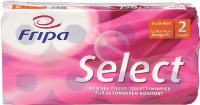 Papier toilette Select, 2 couches