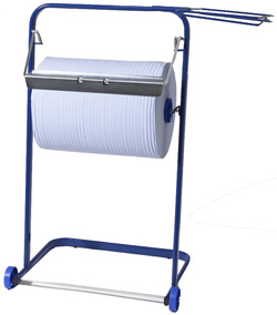 Dérouleur pour rouleau de nettoyant, utilisation