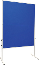 Tableau de présentation X-tra! Line, pliable - feutre, bleu