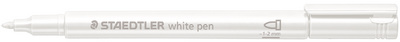Permanent-Marker Metallic, weiß, offen