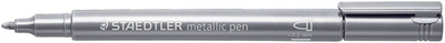 Permanent-Marker Metallic, silber, offen