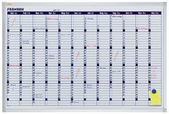 Planungstafel: Jahreskalender