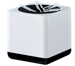 Distributeur de trombones i-Line, blanc / noir (livré non équipé)
