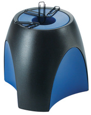 Distributeur de trombones DELTA, noir /bleu (livré non équipé)