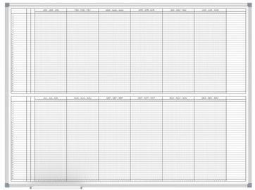 Tableau de planning annuel MAULstandard 2 x 6 mois