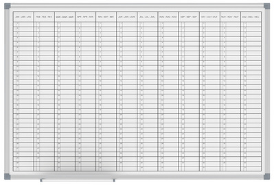  Tableau de planning annuel MAULstandard